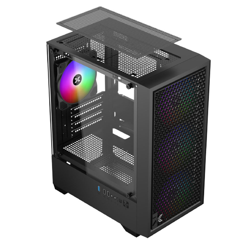 Xigmatek Sky M II RGB Gaming Micro Tower Case + X-Power 80 Plus White Power Supply 600W