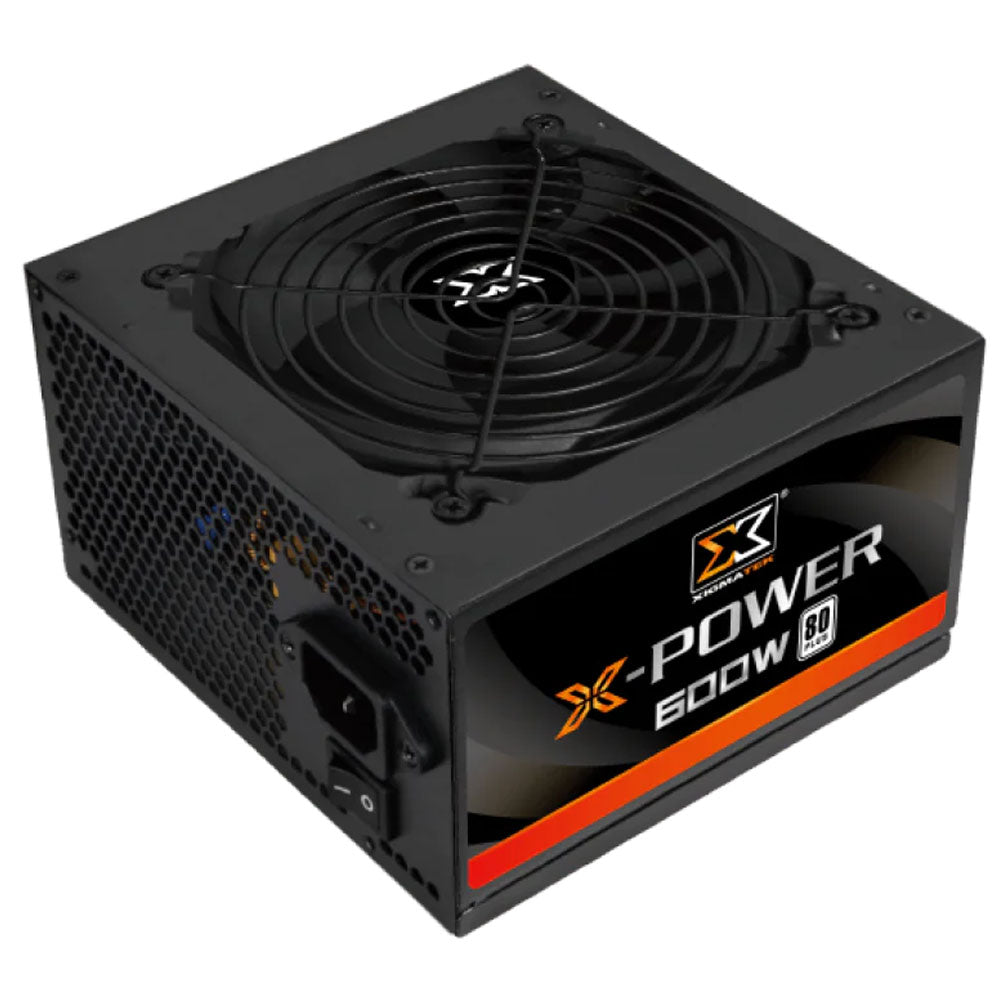 كيس ميد تاور زيجماتيك RGB جيمنج Sky M + باور سبلاي 80 بلس أبيض 600 وات X-Power