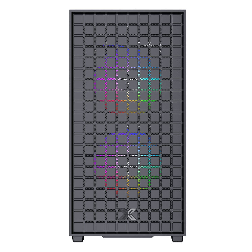 كيس ميد تاور زيجماتيك RGB جيمنج Sky M + باور سبلاي 80 بلس أبيض 600 وات X-Power