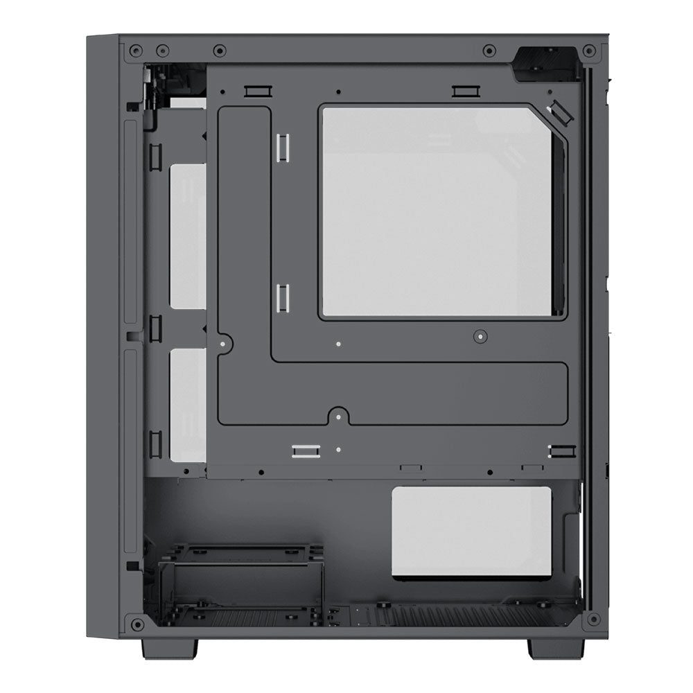 كيس ميد تاور زيجماتيك RGB جيمنج Sky M + باور سبلاي 80 بلس أبيض 600 وات X-Power