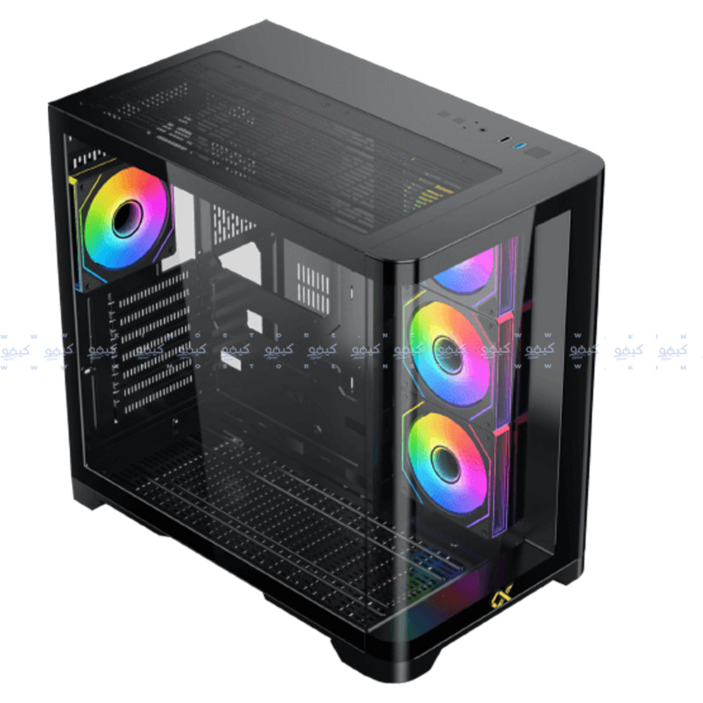 Xigmatek Crystal Storm ARGB Gaming Mid Tower Case