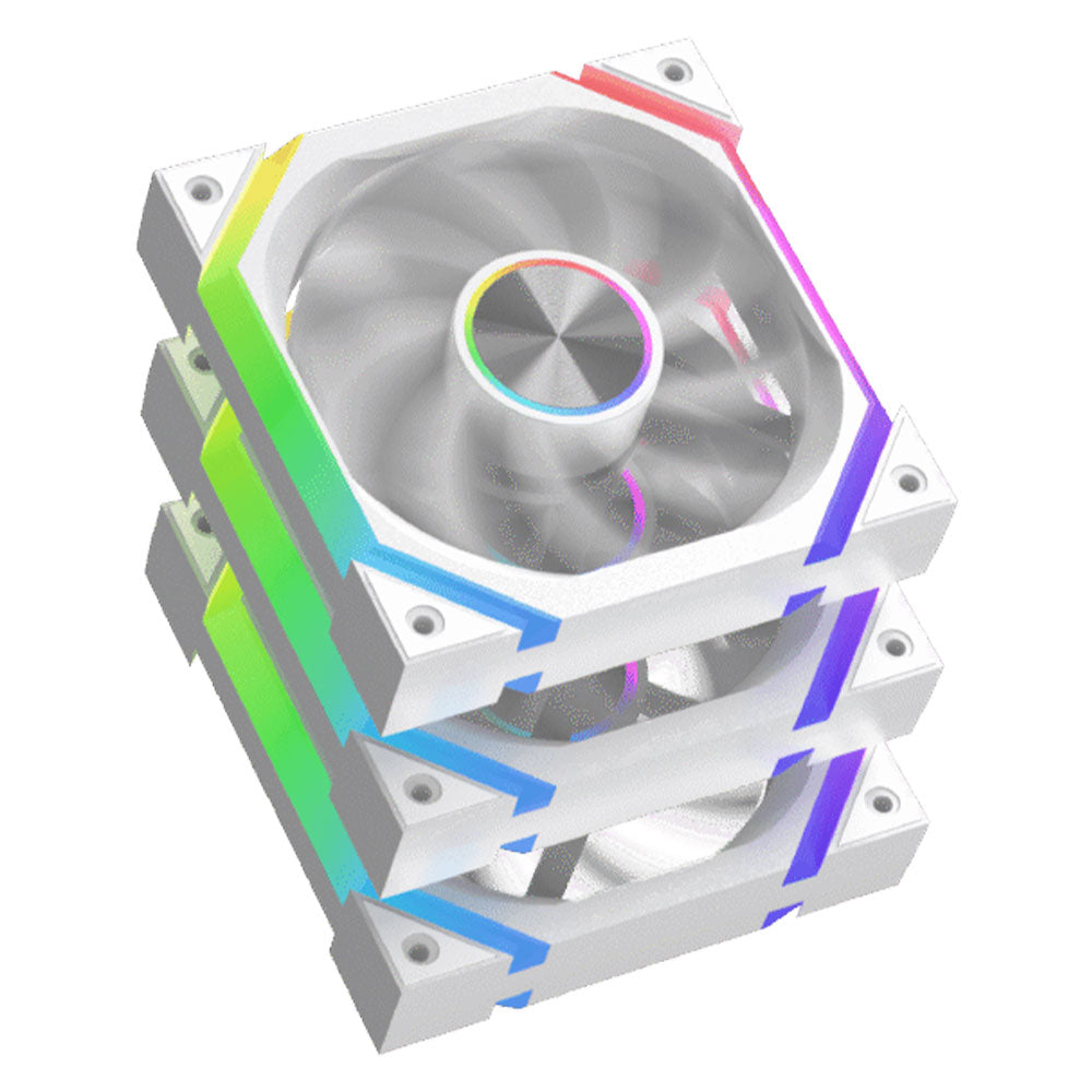 Xigmatek Infinity H27A Arctic Reverse ARGB Triple Case Fan Kit