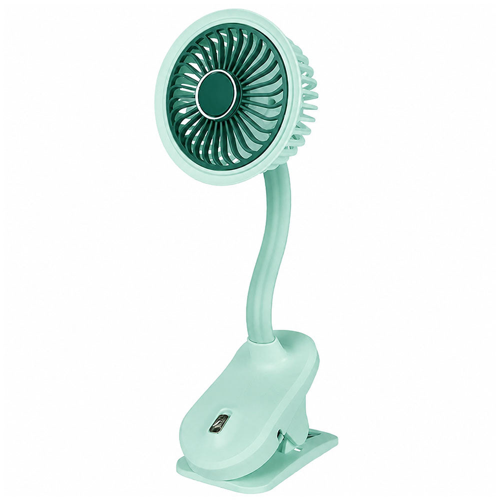 ZB087B Rechargeable Portable Mini Clip on Fan
