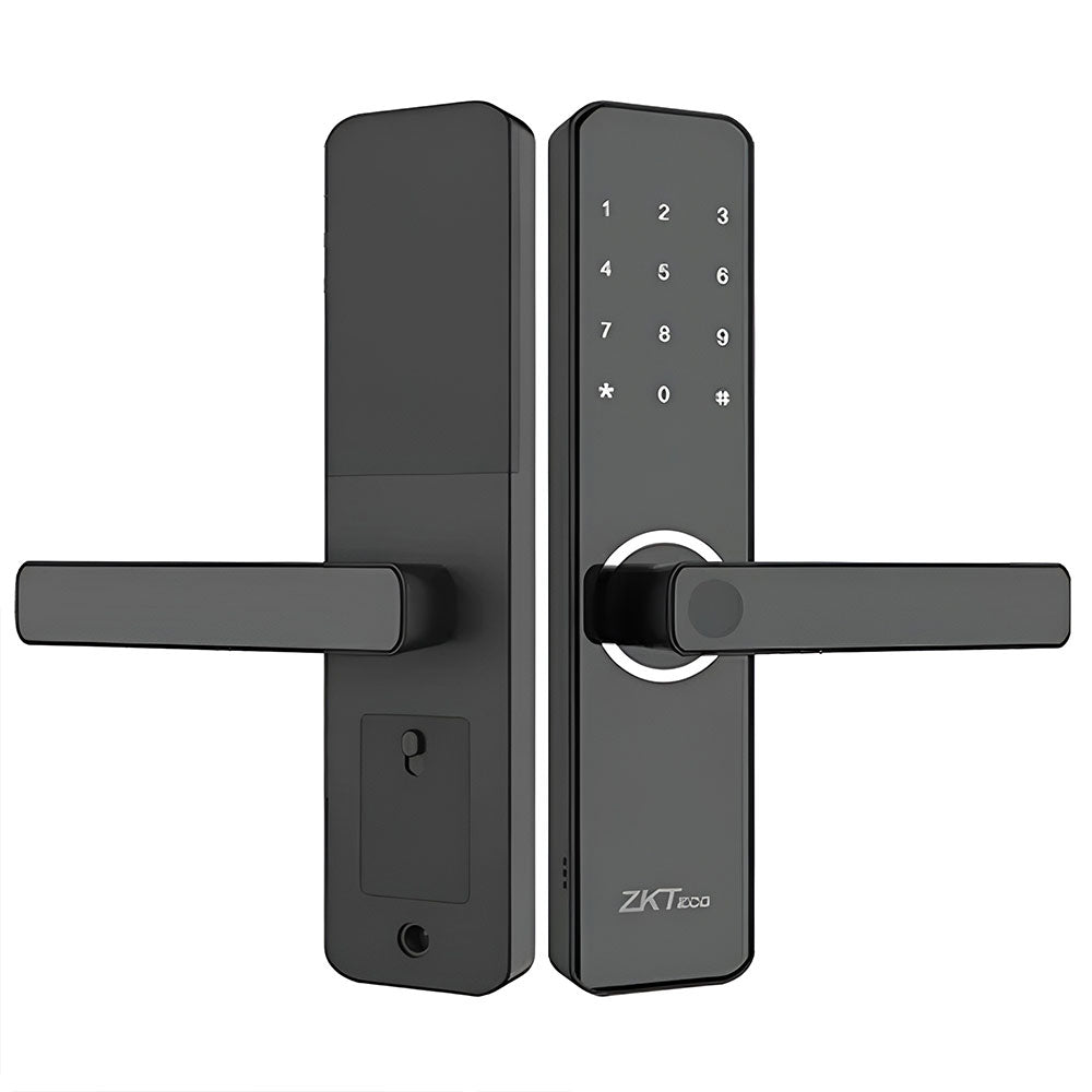 ZKTeco ML100 Fingerprint Smart Door Lock - Black