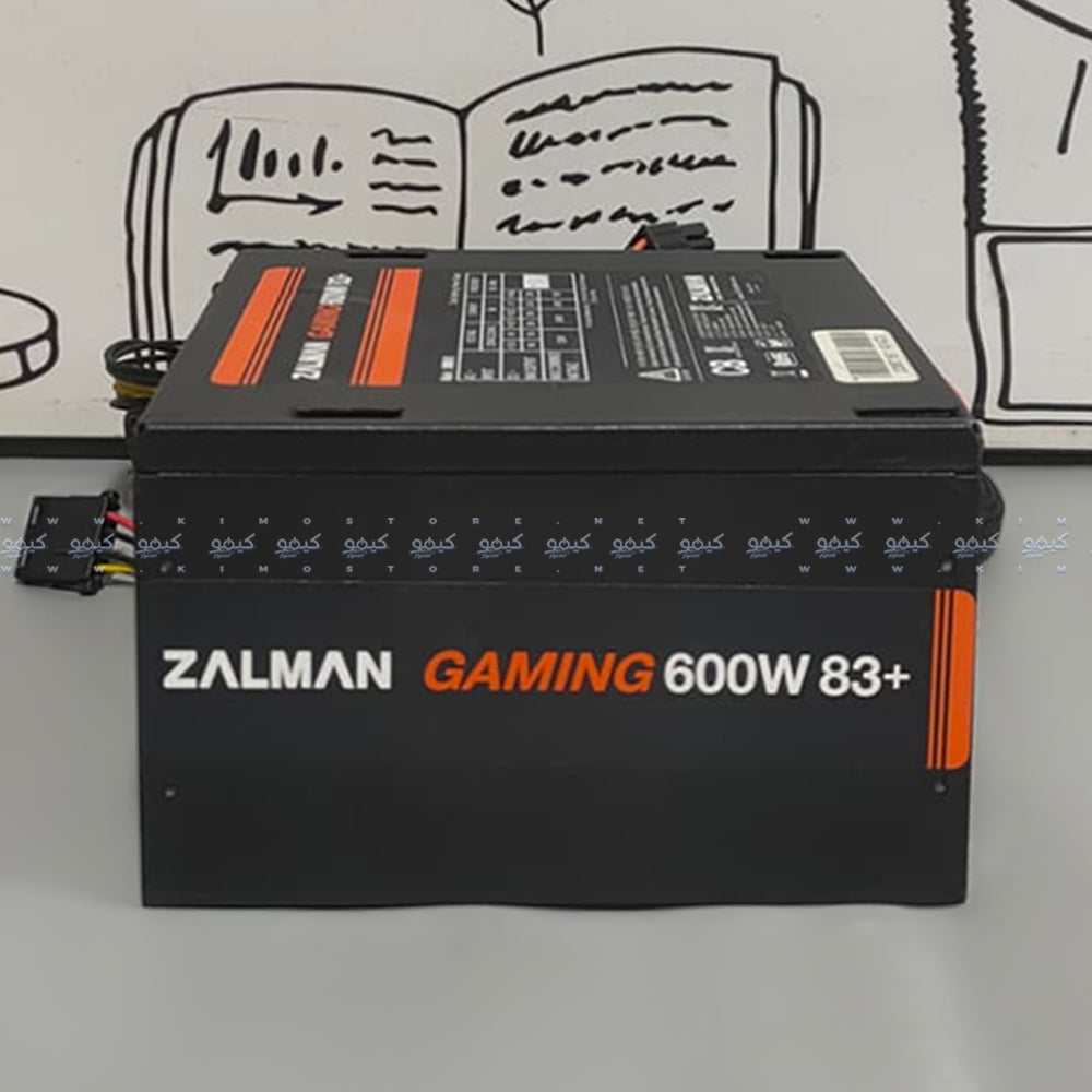 باور سبلاي زلمان جيمينج ZM600-XE 83 Plus بقوة 600 وات (إستعمال خارج)