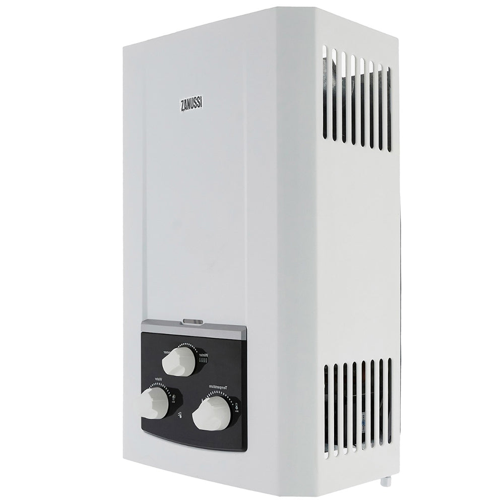 Zanussi Gas Water Heater ZYG10113WL 10L (Adapter) - White