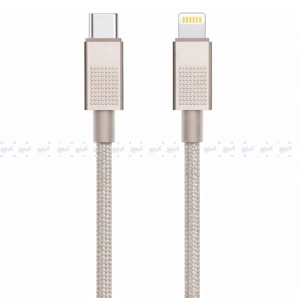 كابل شاحن موبايل زاراد تايب سي إلى لايتنينج بقوة 30 وات شحن سريع 1 متر Z-47