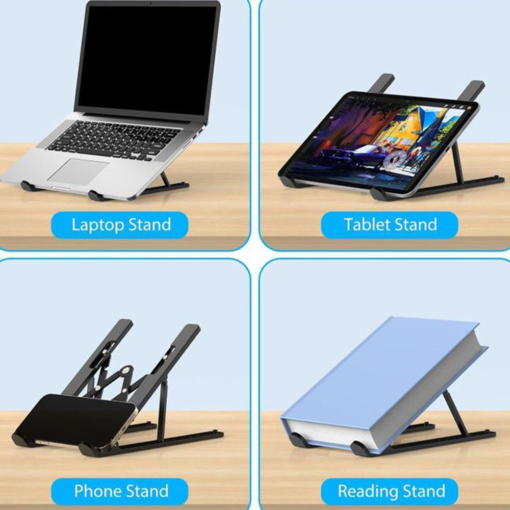 Zero Metal Laptop Stand - Black