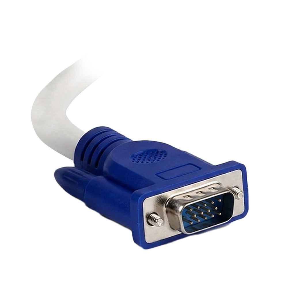 كابل شاشة VGA زيرو 5 متر - أبيض