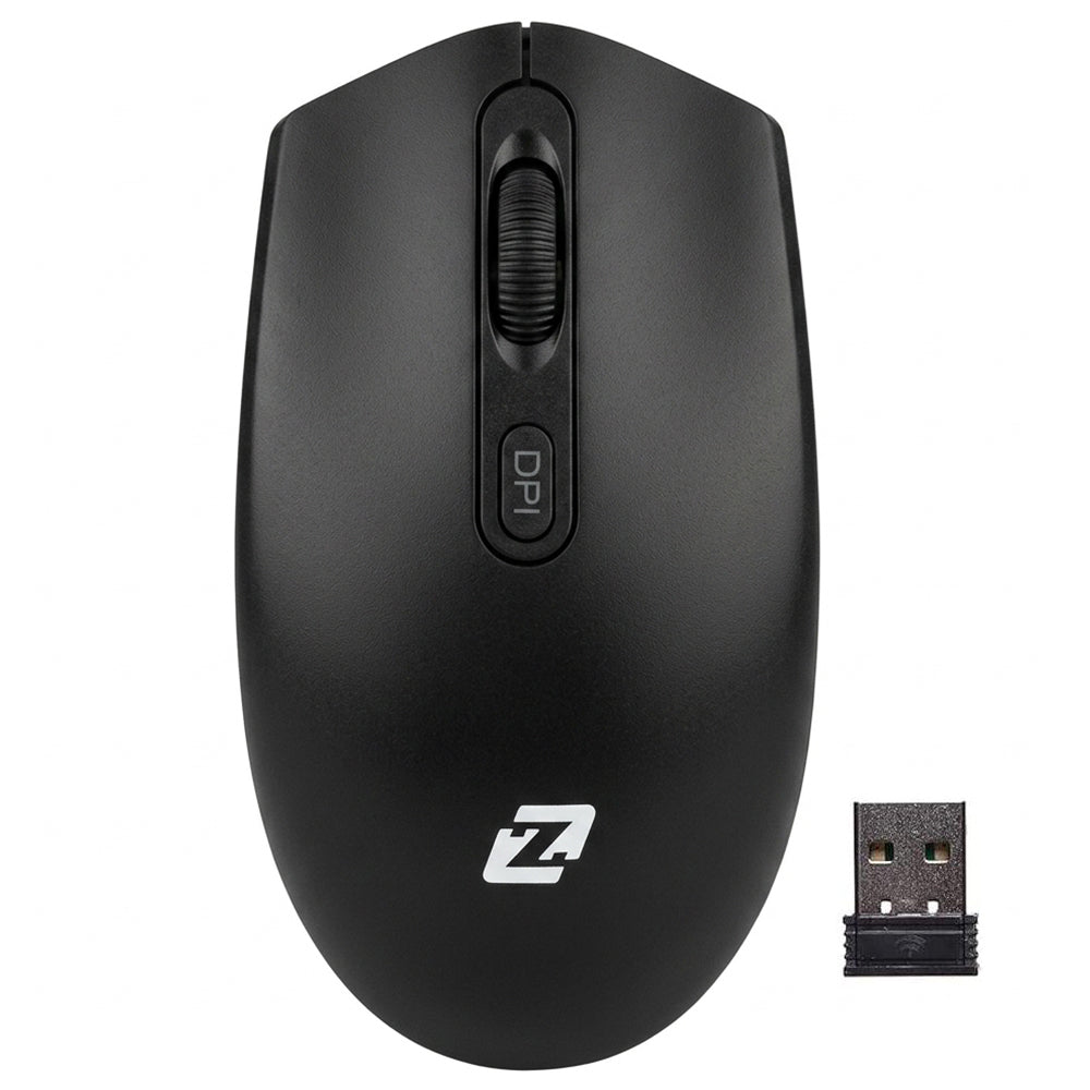Zero ZR-1040 Wireless Mouse 1600Dpi - Black