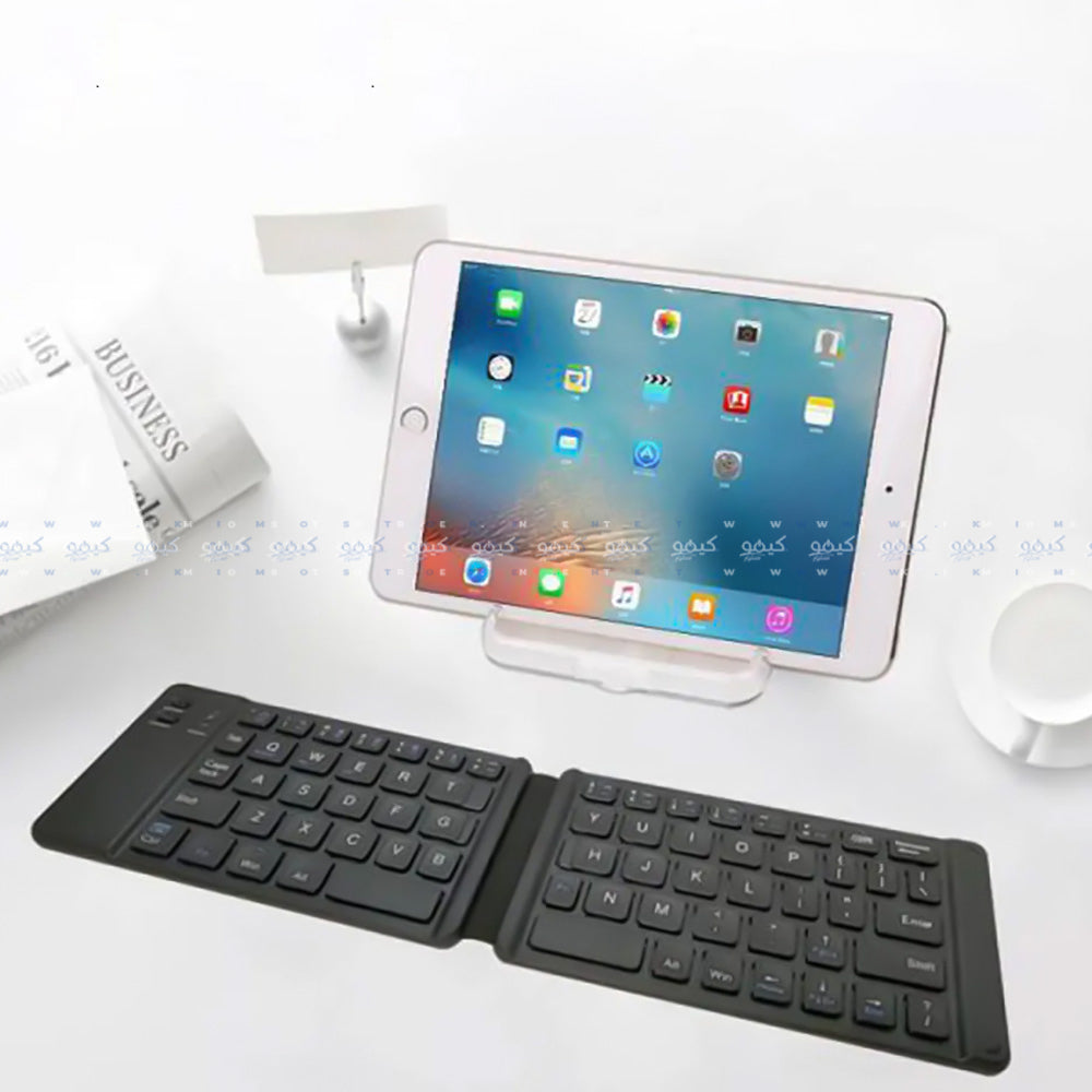 Zero ZR-3606 Foldable Rechargeable Bluetooth Wireless Keyboard English & Arabic
