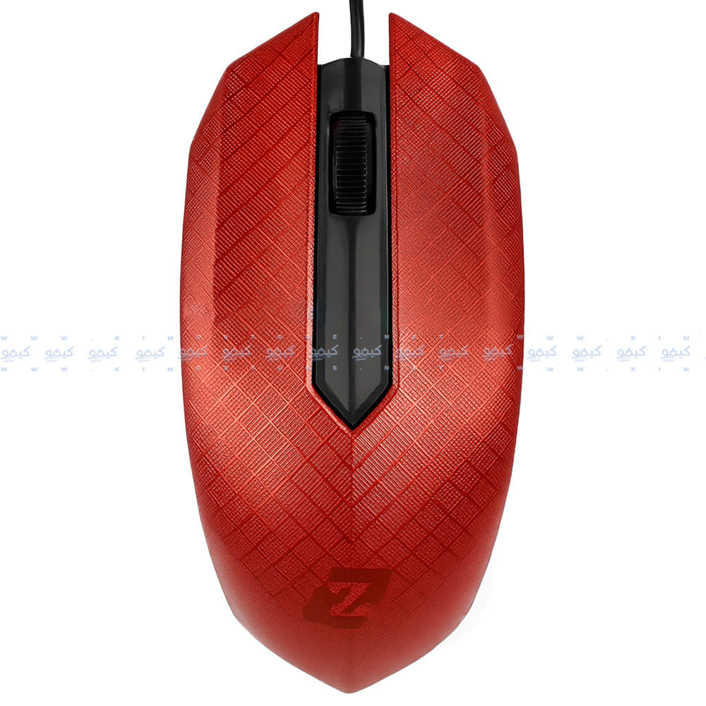 ماوس زيرو سلكي 1000 نقطة في البوصة ZR-425 - أحمر