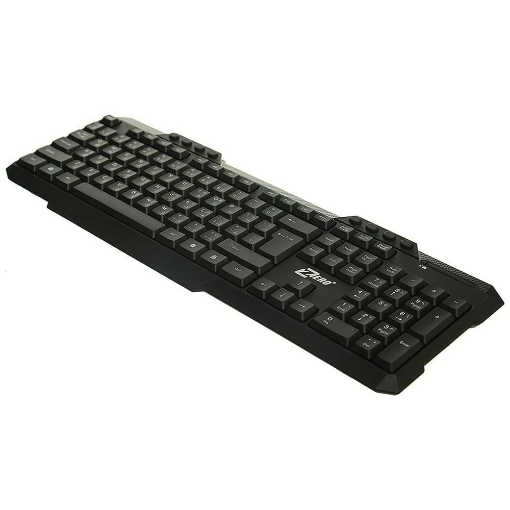 Zero ZR-5608 Wireless Keyboard + Mouse Combo English & Arabic