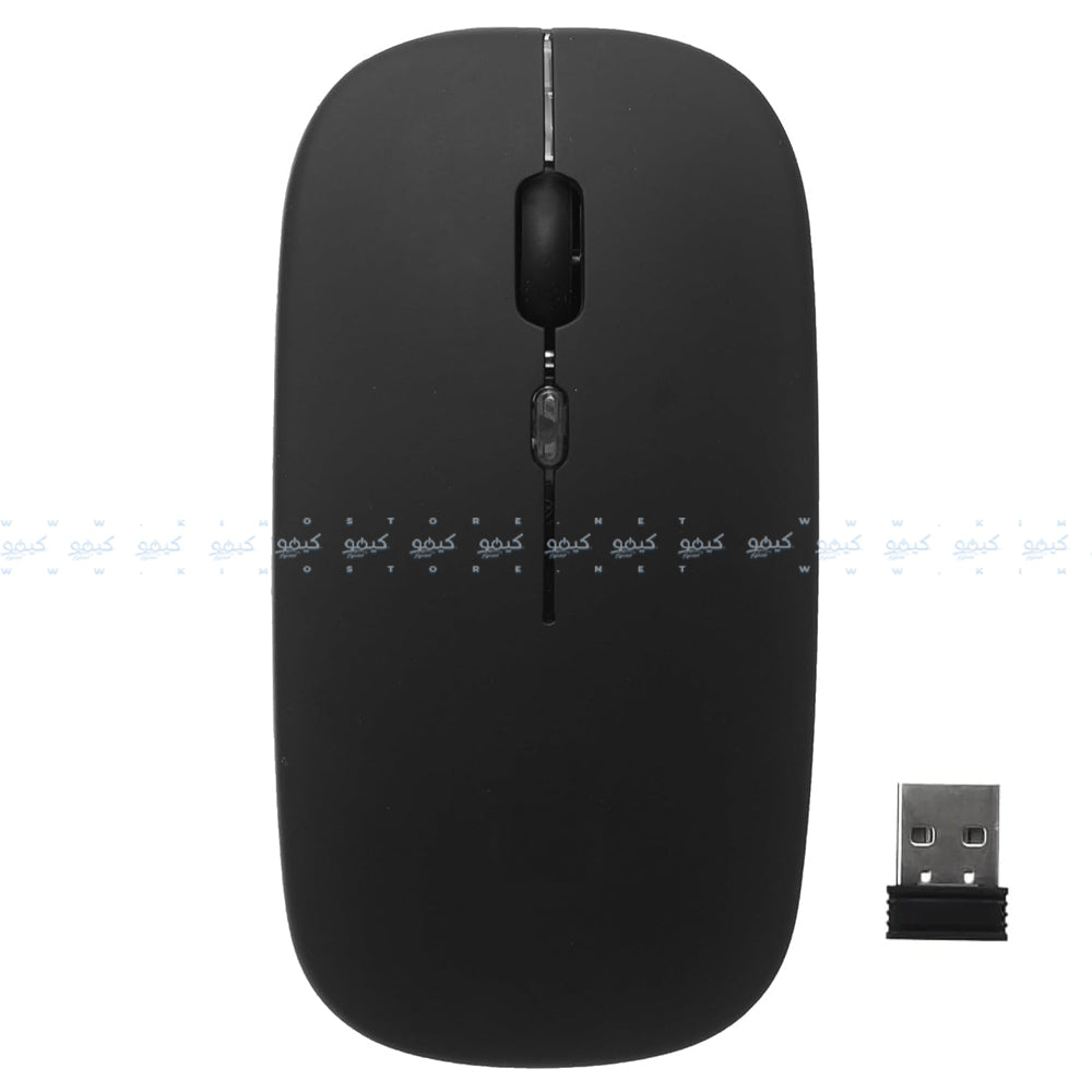 Zero ZR3300 Dual Mode Rechargeable Bluetooth Wireless Rainbow Gaming Mouse 1600Dpi - Black