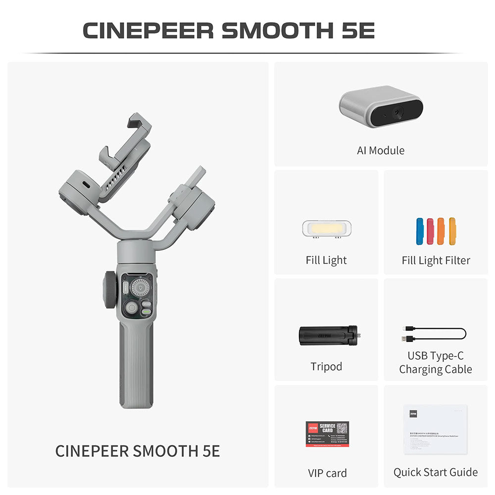 Zhiyun Smooth 5E Combo Phone Gimbal Stabilizer