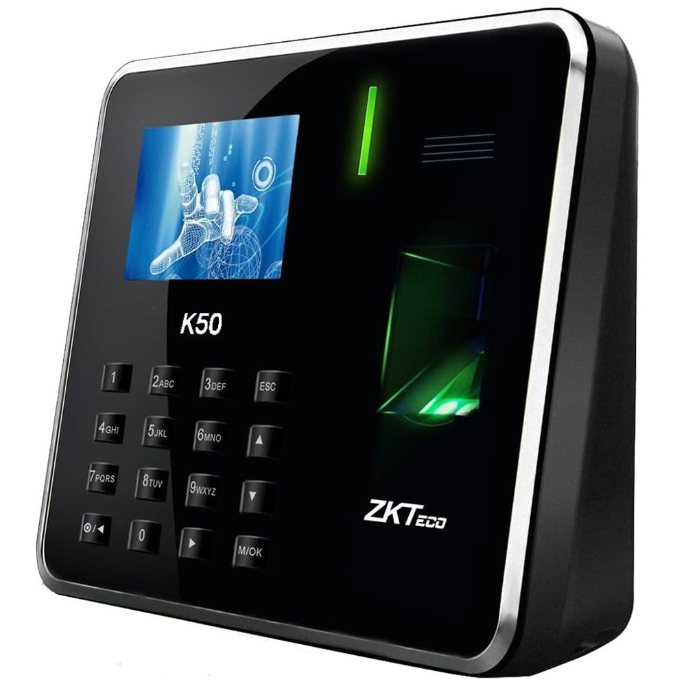 جهاز بصمة حضور وانصراف زد كيه تيكو نت وورك K50 Pro