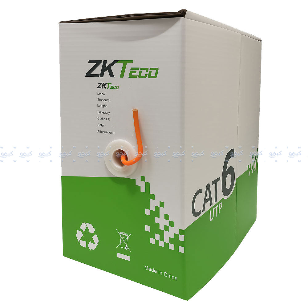 Zkteco XL600-C-L56 23AWG Network Cable 305m Cat6 UTP - Orange