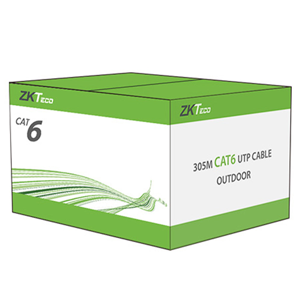 Zkteco XL600-CPR-B 23AWG Network Cable 305m Cat6 UTP - Black