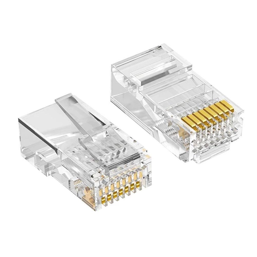 ار جي 45 بلاستيك زد لينك 100 قطعه CAT6 UTP Passthrough