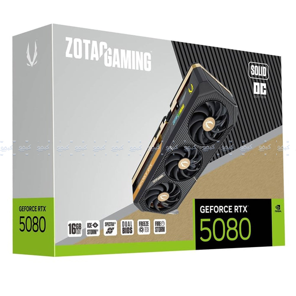 Zotac Gaming GeForce RTX 5080 SOLID OC 16GB GDDR7 Graphics Card