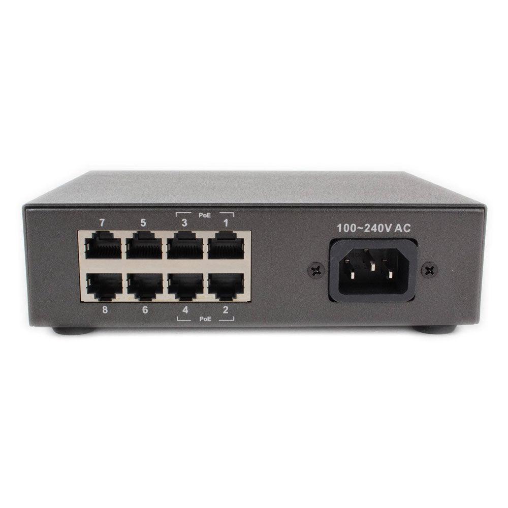 سويتش ايرلايف 8 منافذ 10/100 ميجابت في ثانية + 4 منافذ PoE+ POE-FSH804ATi Unmanaged Desktop