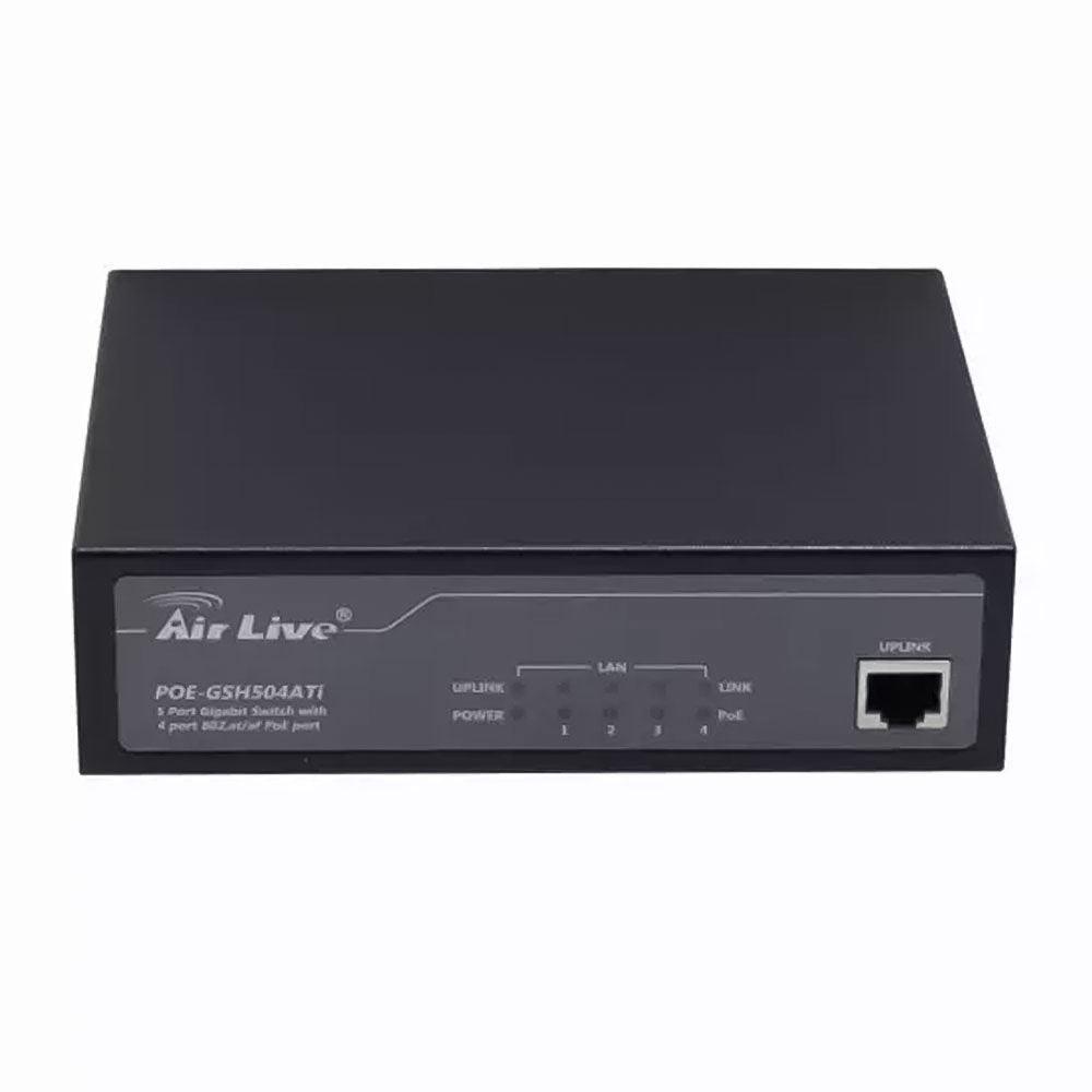 AirLive POE-GSH504ATi Unmanaged Desktop Switch 5 Port 10/100/1000Mbps With 4 Port PoE+