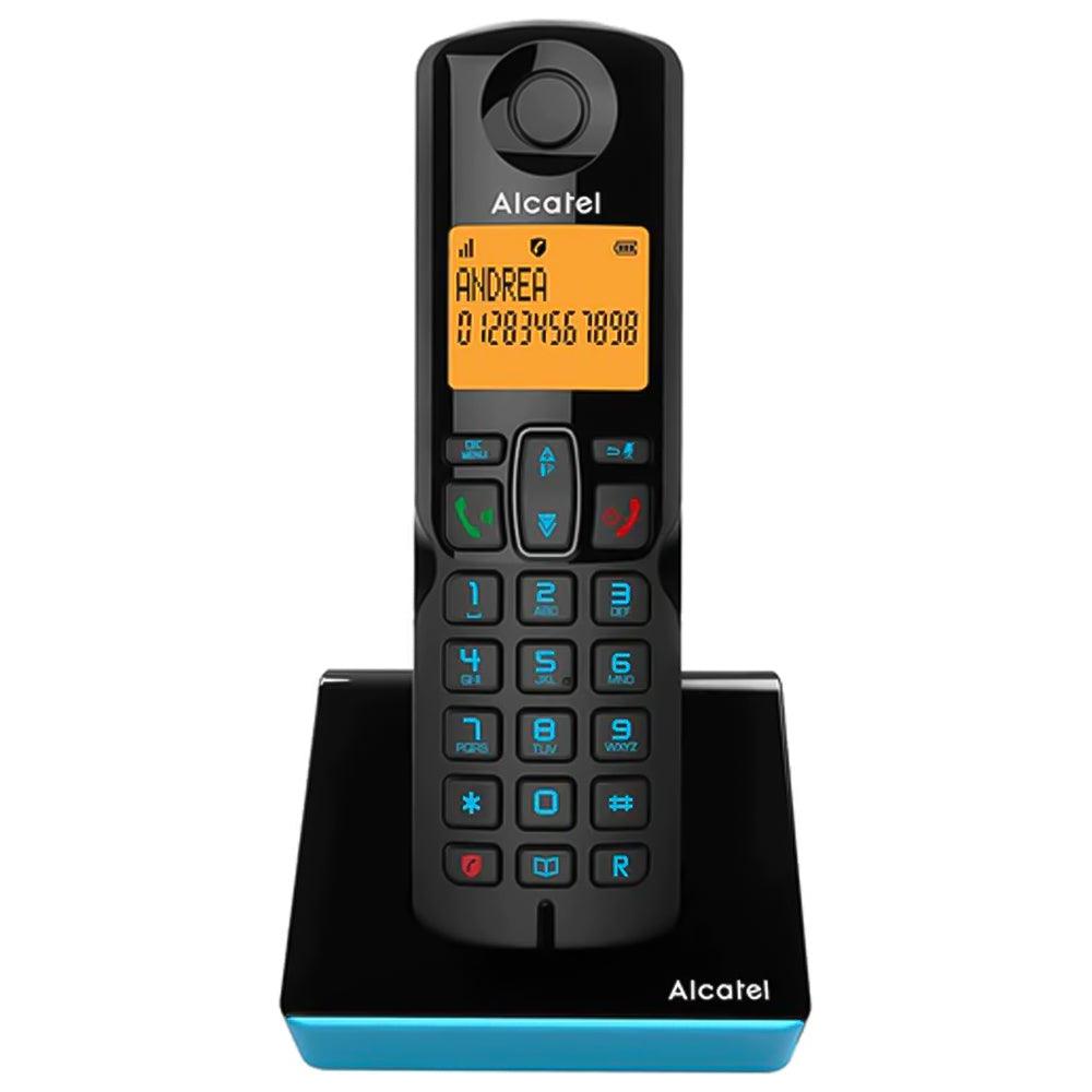 Alcatel S250 Cordless Telephone Black x Blue