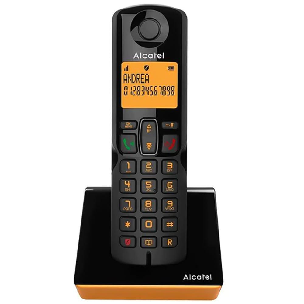 Alcatel S250 Cordless Telephone Black x Orange