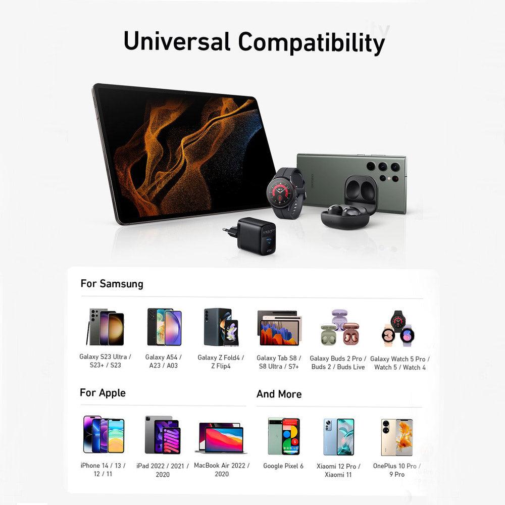 شاحن حائط انكر بمنفذ تايب سي Ace 2 بقوة 45 وات شحن سريع 313 A2643G21