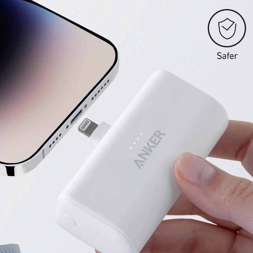 Anker 621 A1645H21 Nano Power Bank Type-C + Lightning Connector 12W 5000mAh - White