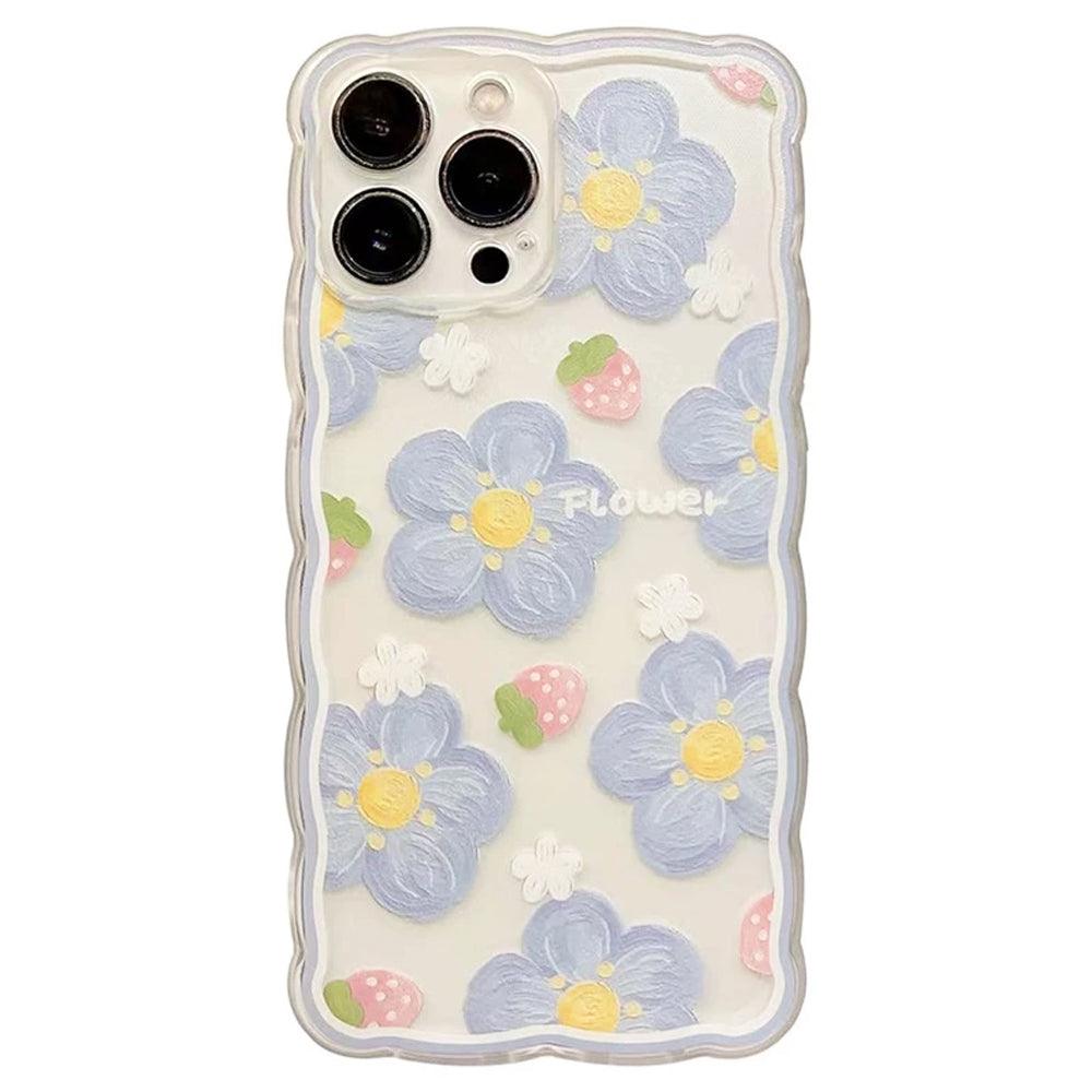 BlueFloralClearPhoneCoverAppleiPhone_1