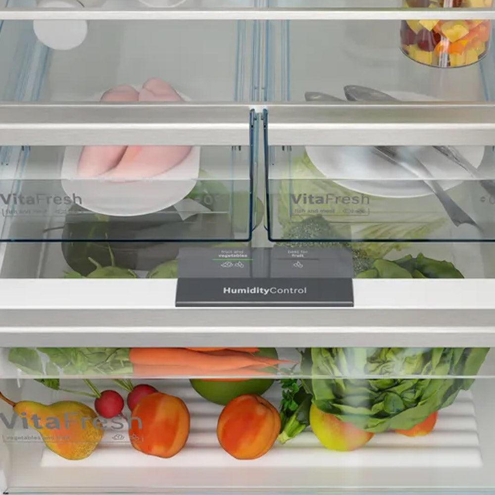 ثلاجة بوش نوفروست 2 باب 505 لتر Series 4 KGN56CX30U