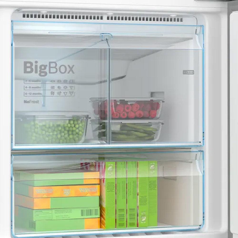 ثلاجة بوش نوفروست 2 باب 505 لتر Series 4