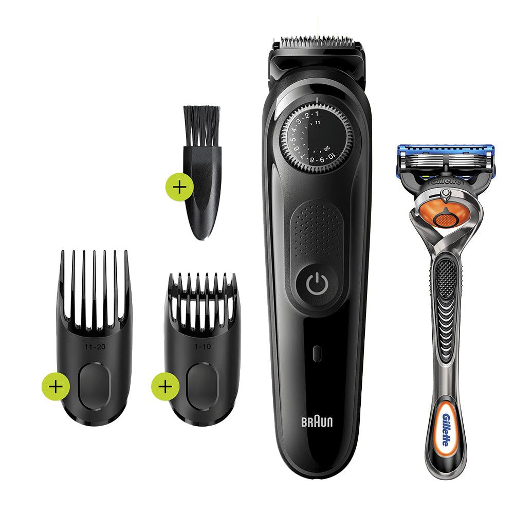 Braun Beard Trimmer 5 Face & Hair BT5242 With Gillette Fusion5 ProGlide Razor