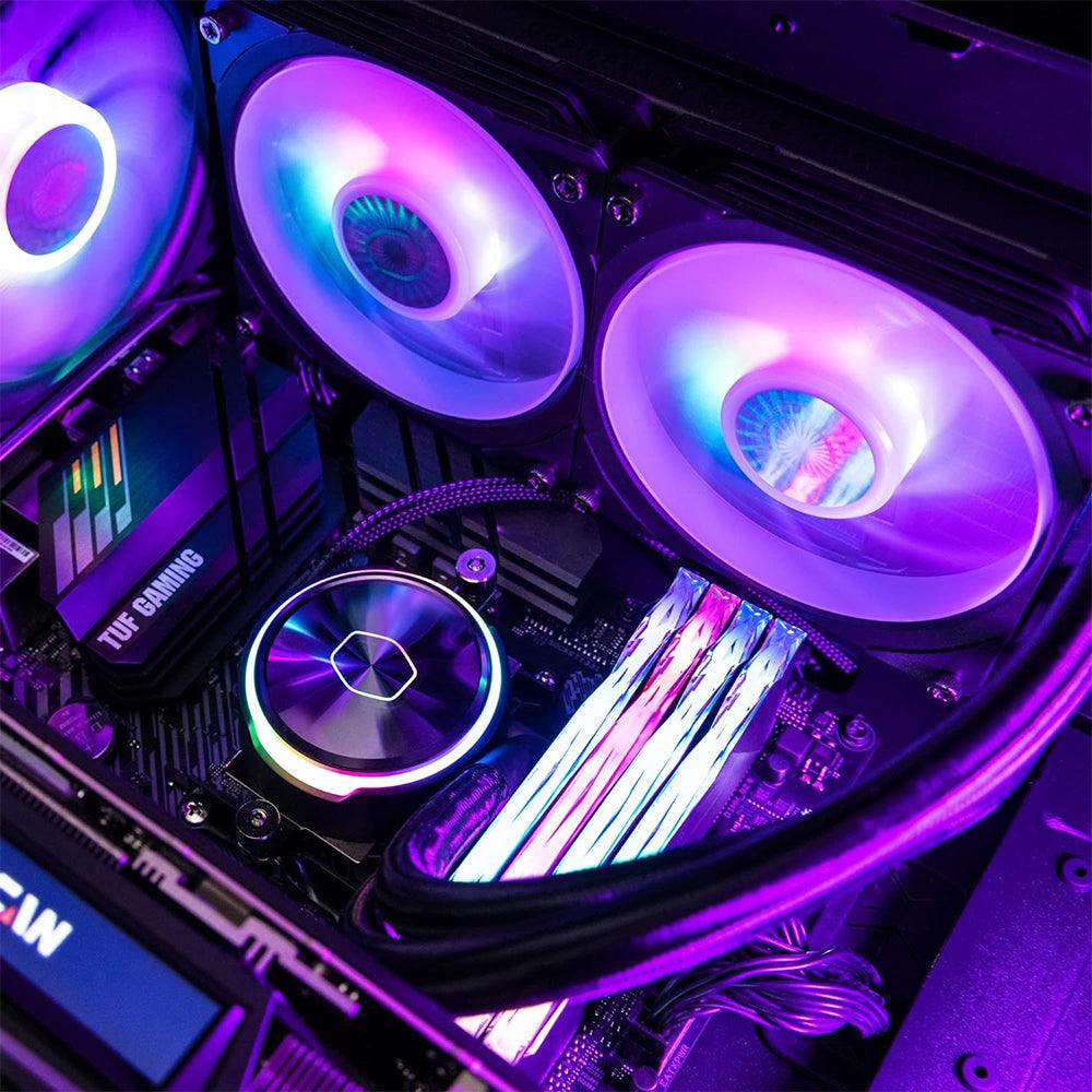 Cooler Master MasterLiquid PL240 FLUX ARGB CPU Liquid Cooler - Kimo Store