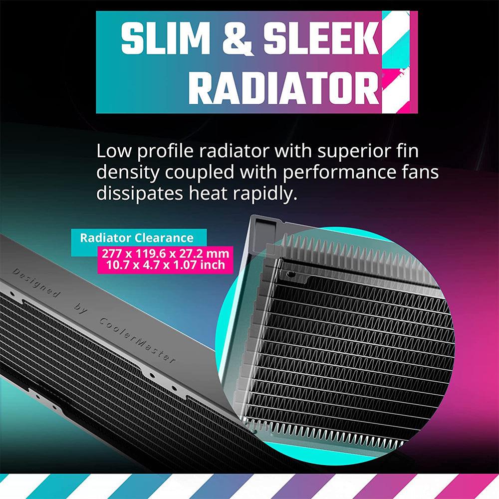 Cooler Master MasterLiquid PL240 FLUX ARGB CPU Liquid Cooler - Kimo Store