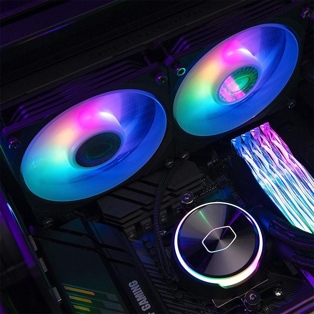 Cooler Master MasterLiquid PL240 FLUX ARGB CPU Liquid Cooler - Kimo Store
