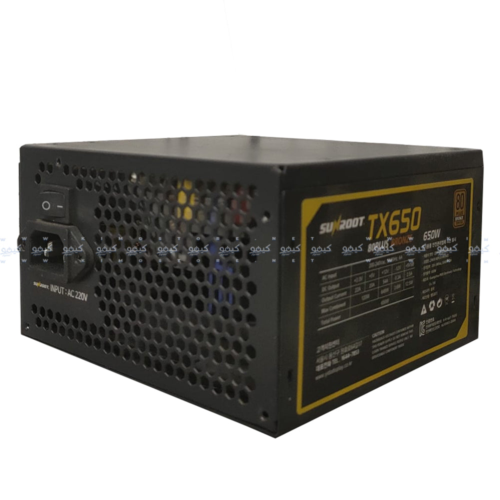 باور سبلاي ييدو ديسبلاي TX650 بقوة 650 وات 80 بلس برونز Certified (إستعمال خارج)