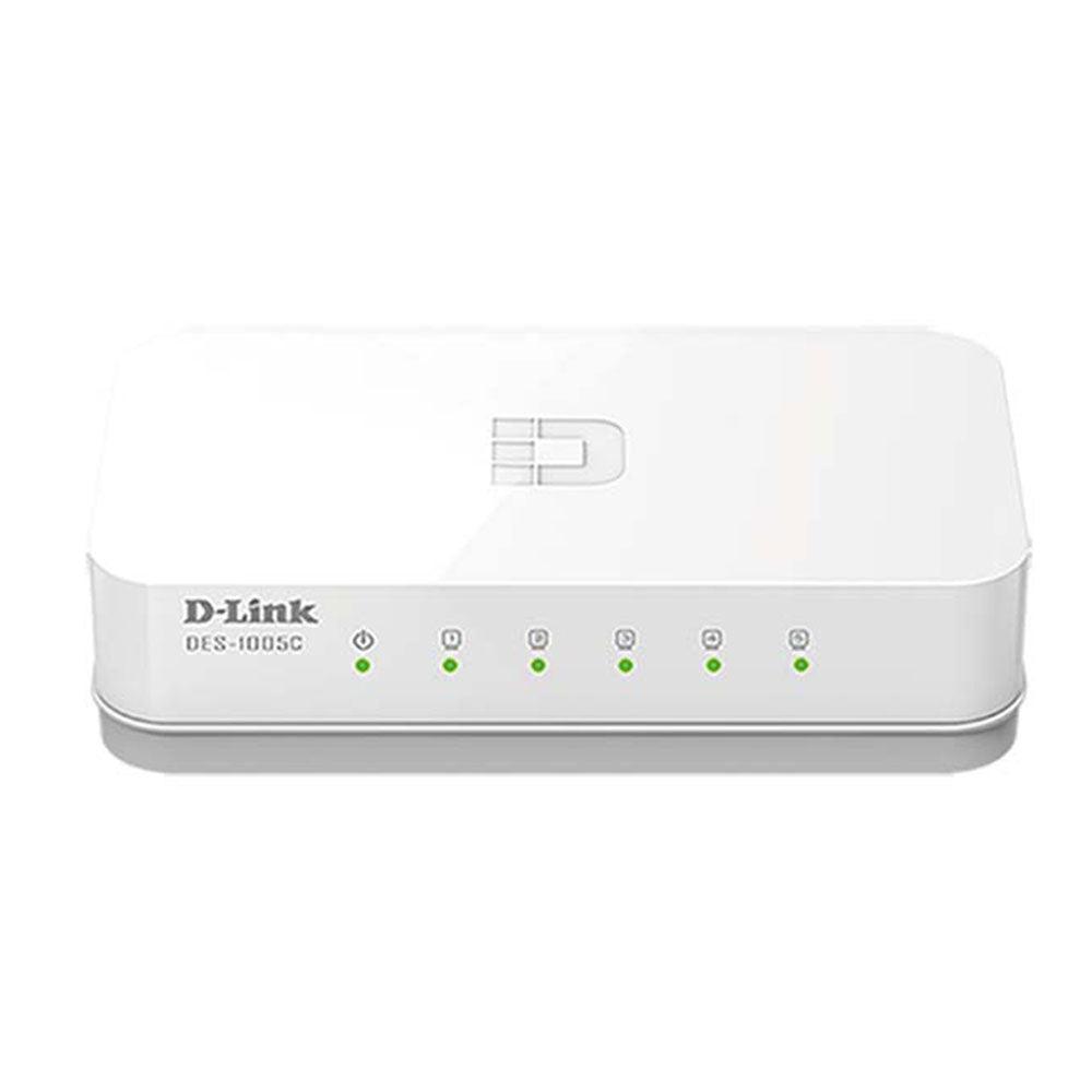 D-Link DES-1005C Desktop Switch 5 Port 10/100Mbps