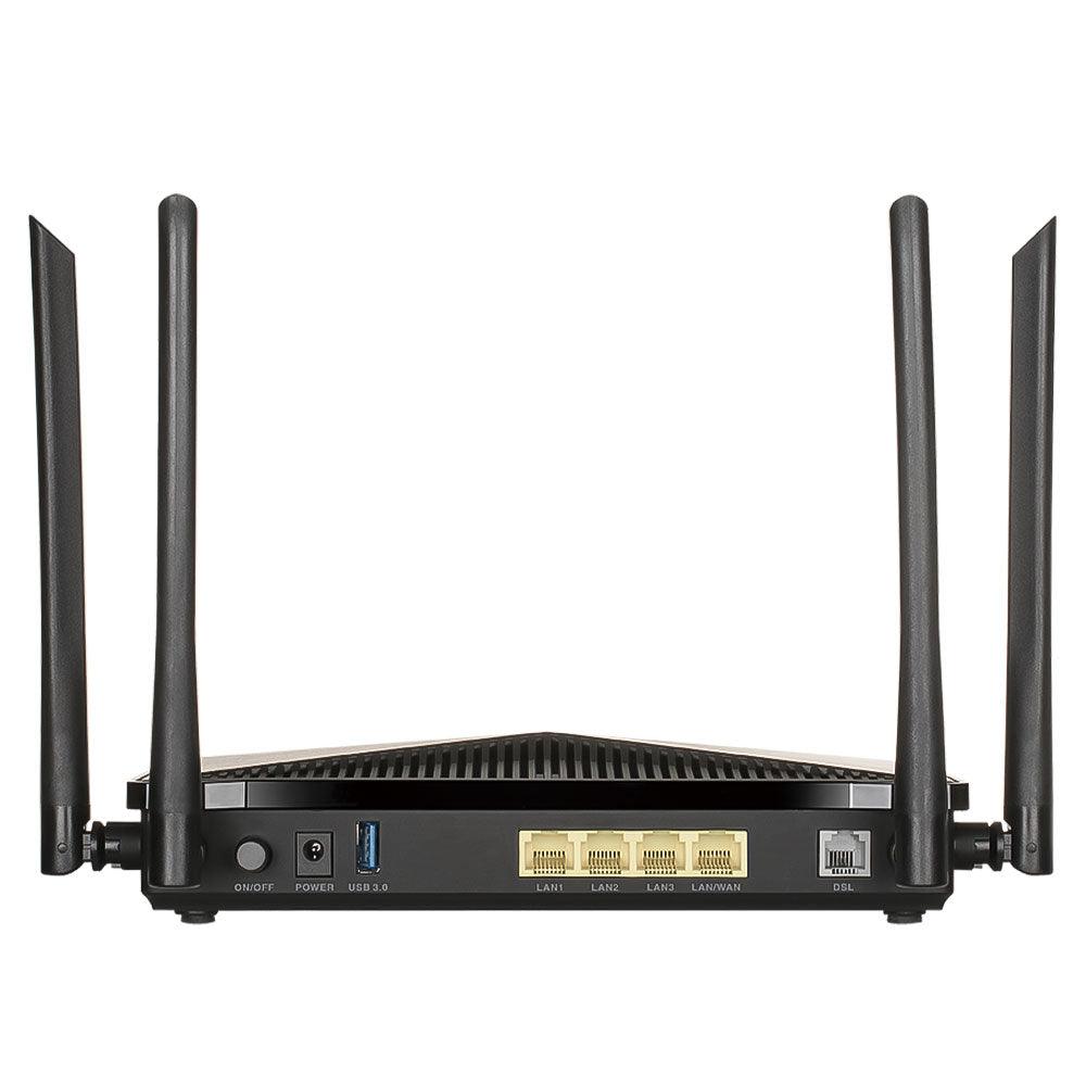 D-Link DSL-245GE VDSL2/ADSL2+ Router 4 Port 4 Antenna + USB 1200Mbps - Kimo Store