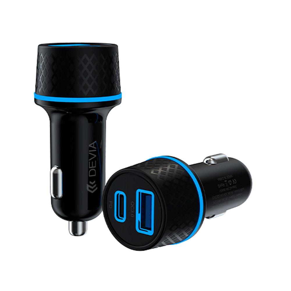 Devia Extreme Speed Series MP-41-7 Car Charger QC 3.0 USB + PD Type-C 52.5W Fast Charging