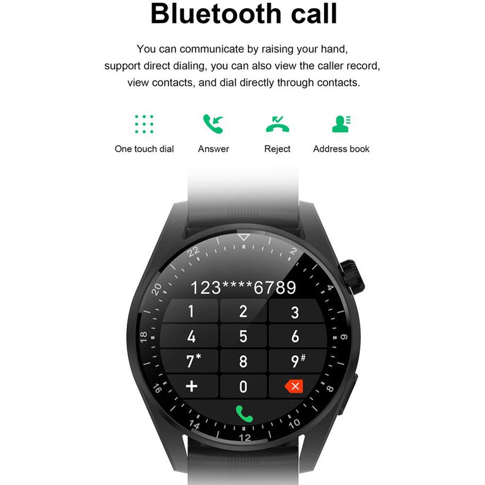Devia Smart Watch Pro 5 WT047 (20mm) Black Aluminum Case With Black Sport Strap - Kimo Store