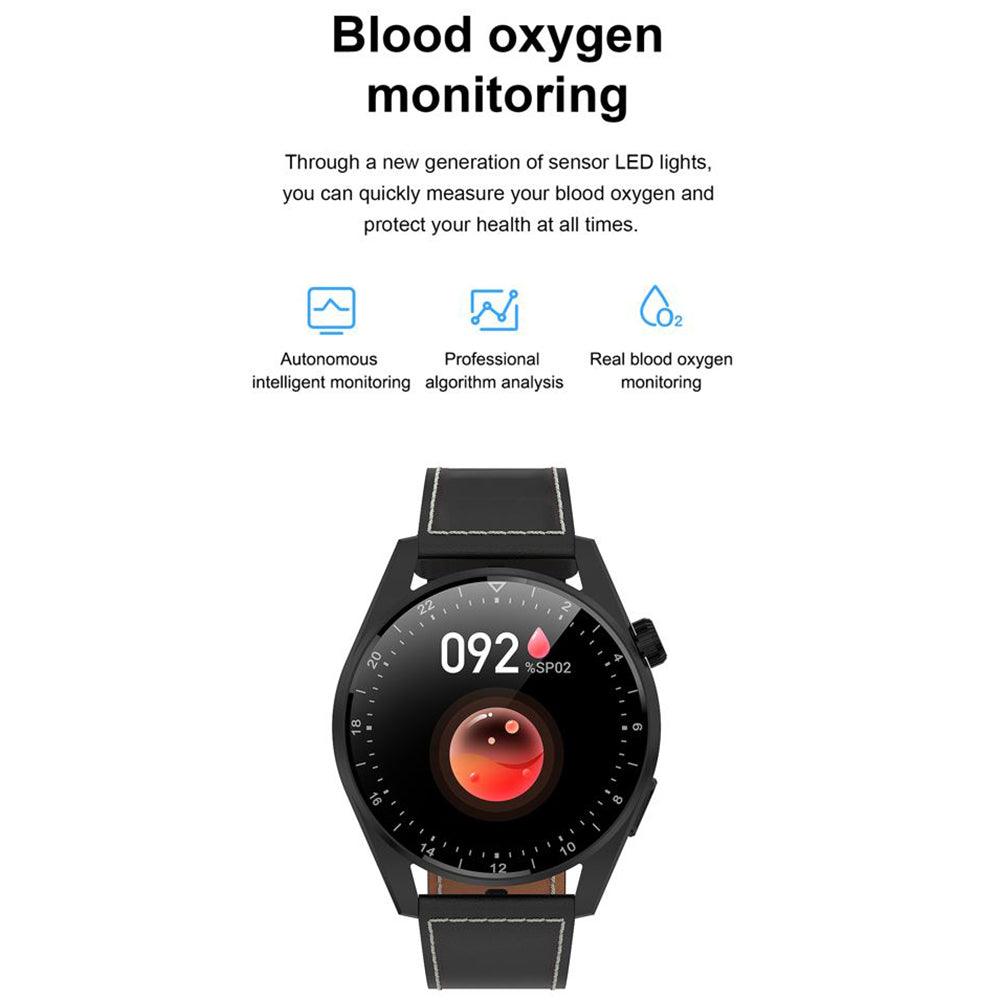 Devia Smart Watch Pro 5 WT047 (20mm) Black Aluminum Case With Black Sport Strap - Kimo Store