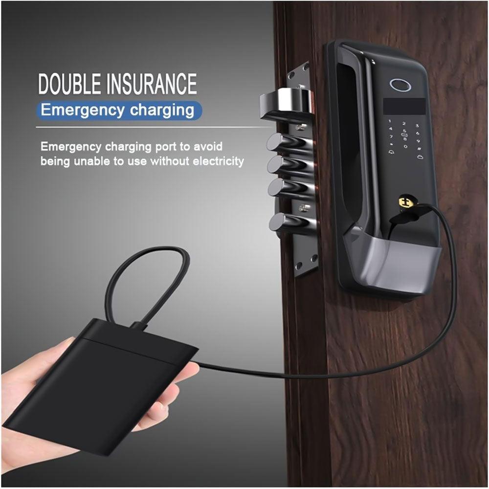 قفل باب مع شاشة