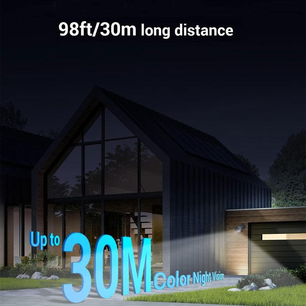 EZVIZ CS-H3-R100-1J3WKFL Wi-Fi Outdoor Security Camera 3K 5MP 4mm (Mic) (Full Color) - Kimo Store