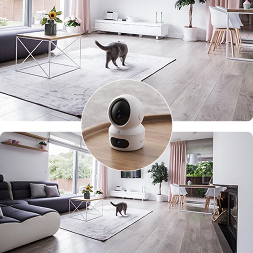 كاميرا مراقبة مزدوجة العدسة