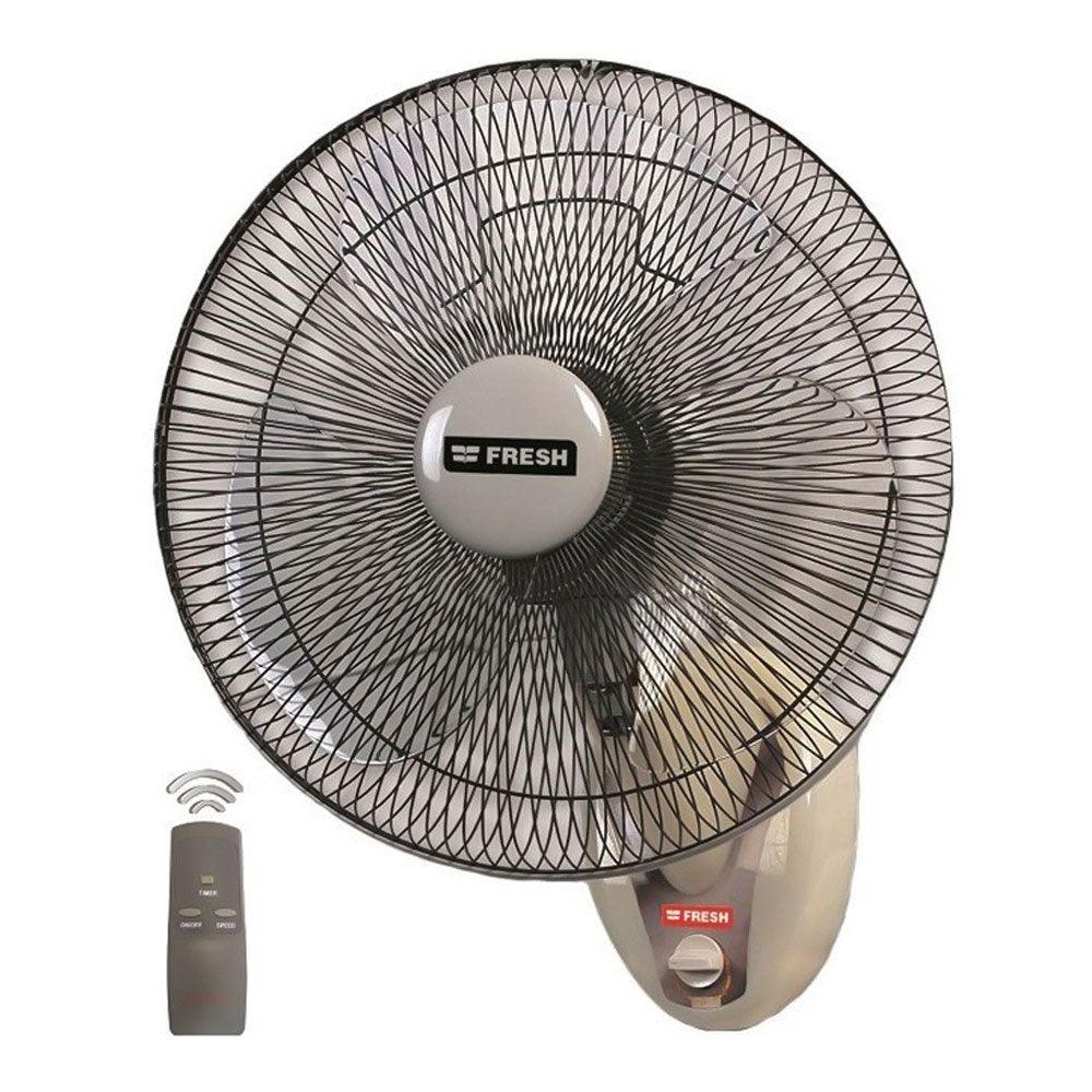Fresh Wall Fan 16 inch with Remote - Gray - Kimo Store