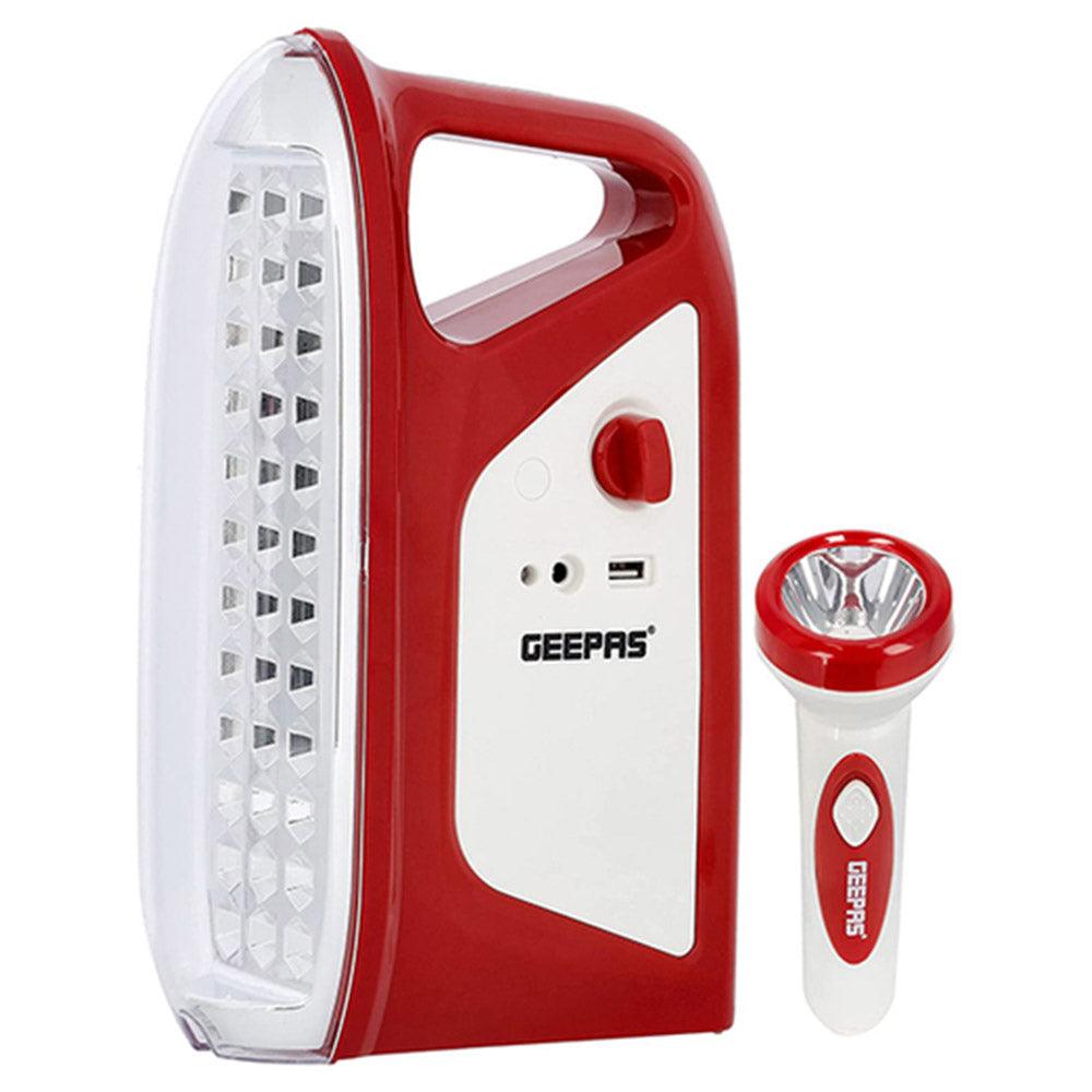 Geepas Rechargeable Emergency Light 2x1 GEFL4664N