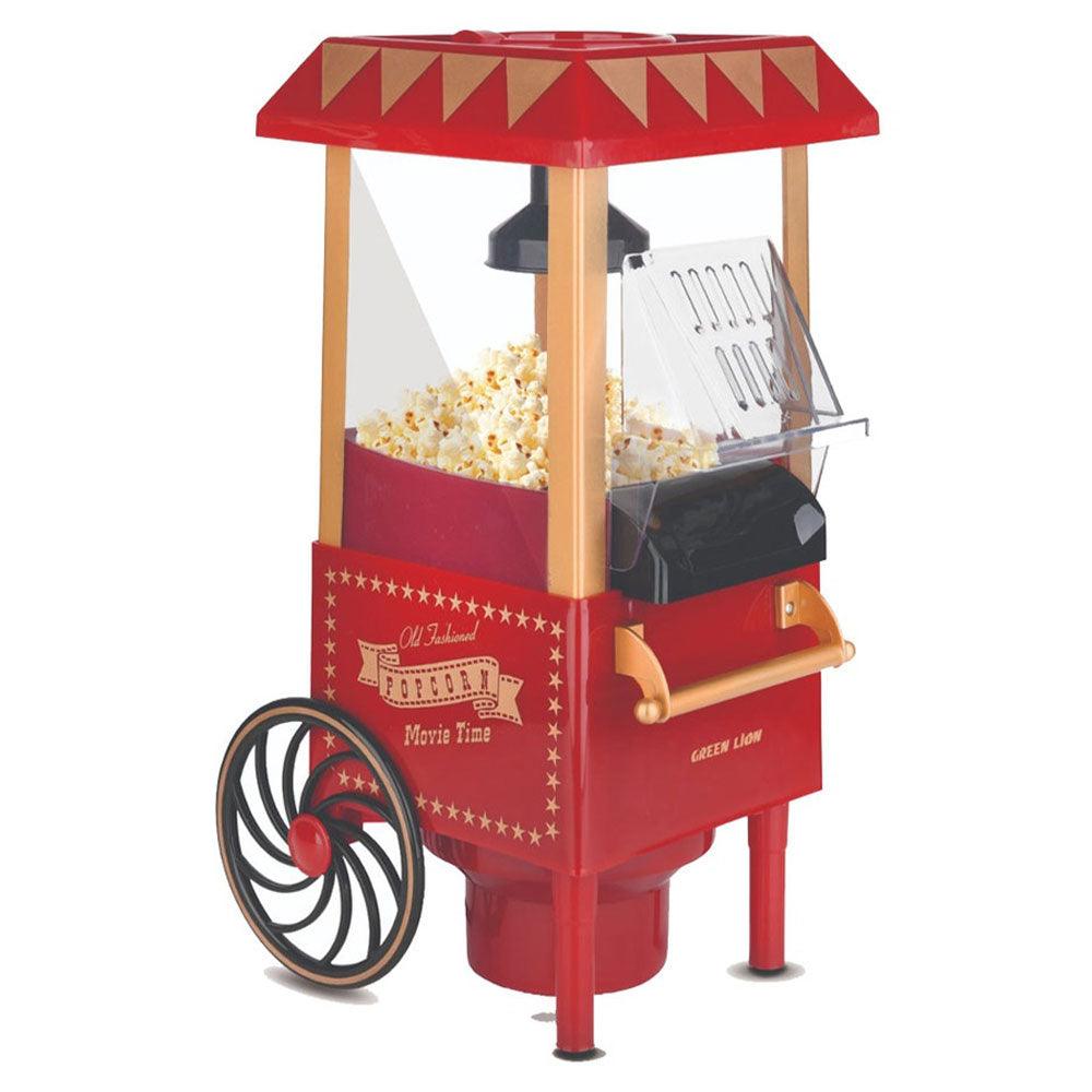 Green Lion Popcorn Maker Vintage GNVNTPOPMRRD 1200W - Red