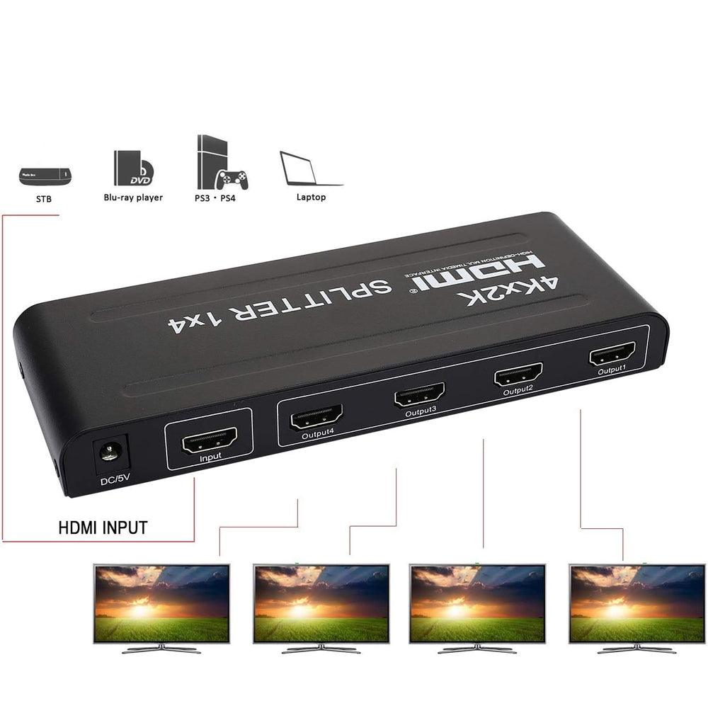 سبليتر HDMI الي 4 HDMI 4K